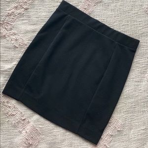 SOLD Madewell Black Mini Pencil Skirt Small Ribbed